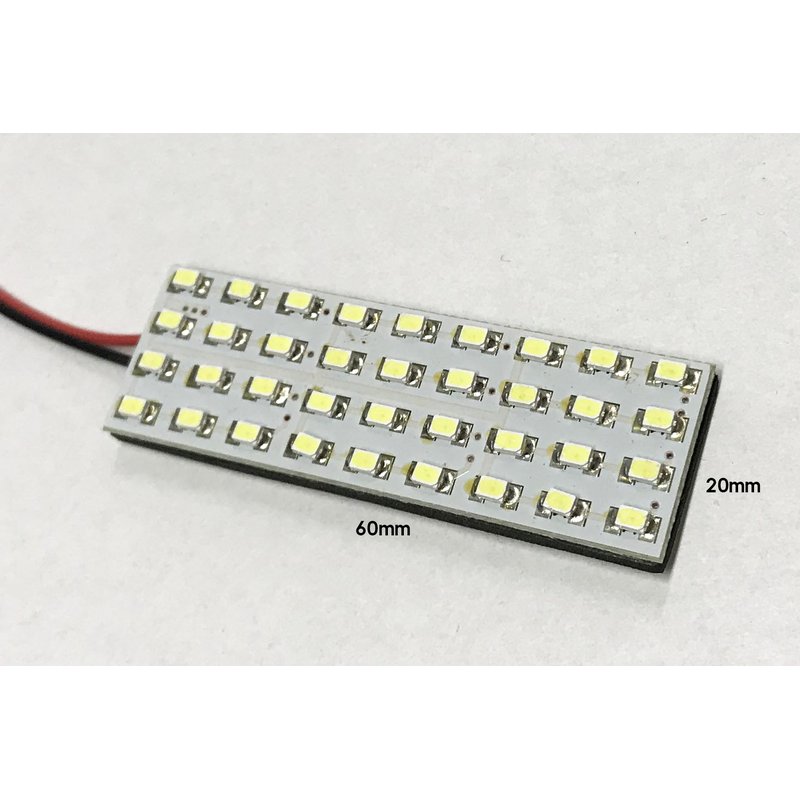 Pannello Plafoniera Lampada Led 12V Con 36 Smd 3014 Bianco Freddo 6000K Per Luci Abitacolo Cassone Furgone Camper