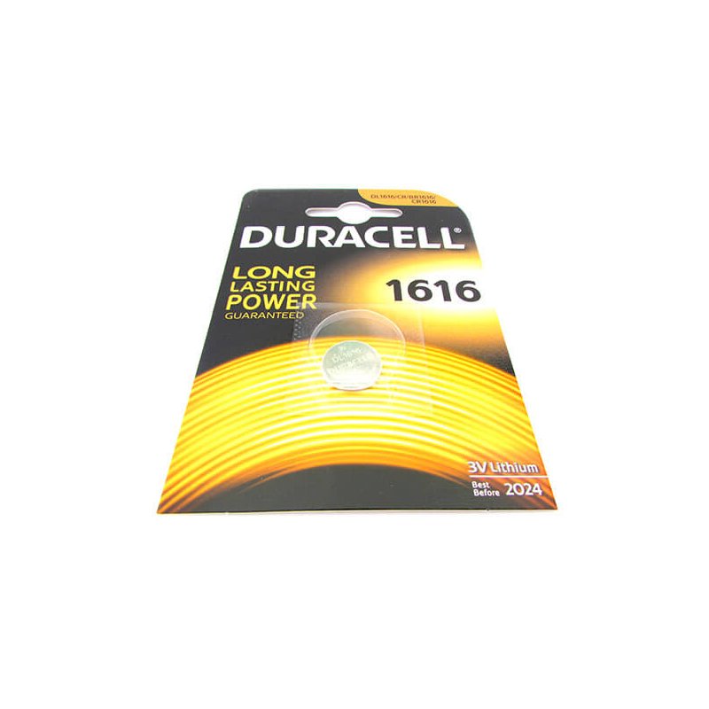 Pila Batteria Lithium A Bottone Duracell Litio 1616 DL1616 CR1616 BR1616 3V