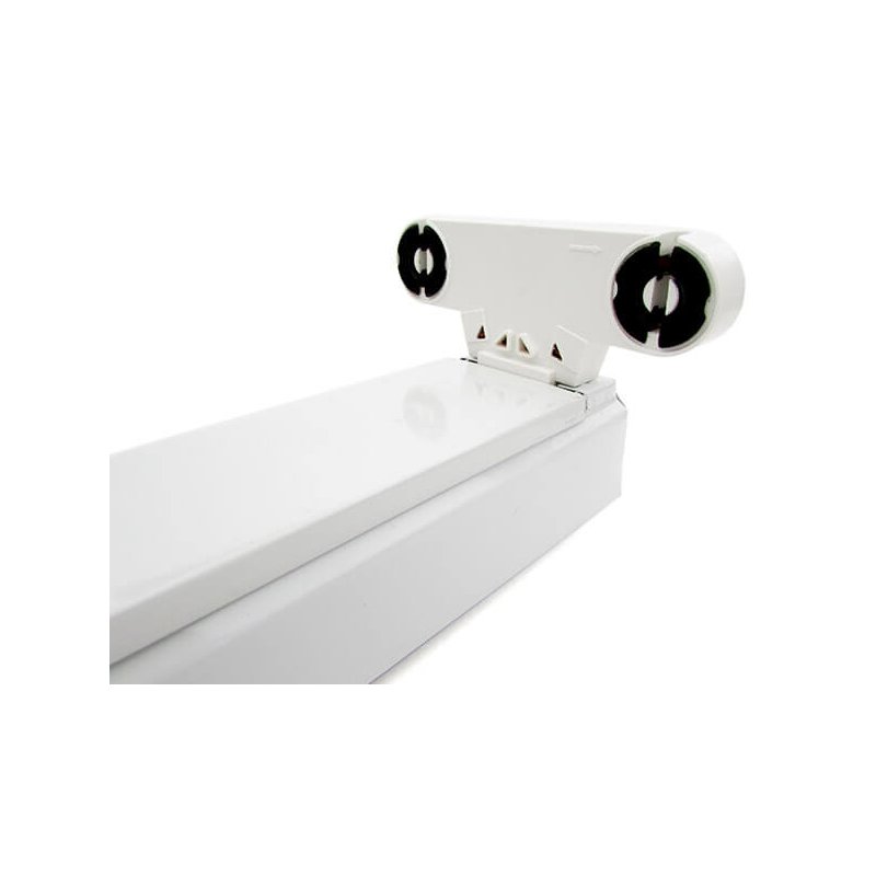 Porta Lampada Plafoniera Per Doppio 2 Tubi Led T8 da 150cm Interno Non Impermeabile IP20