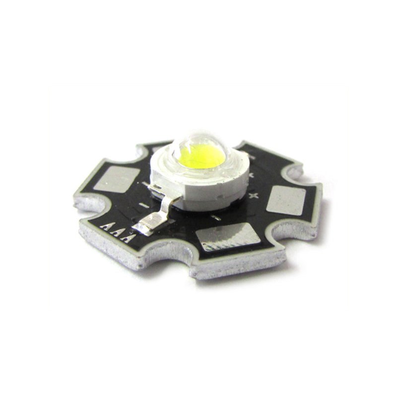 Power Led 3W Bianco Caldo 3000K-3500K 200 Lumen 700mA Piastra Dissipatore Inclusa