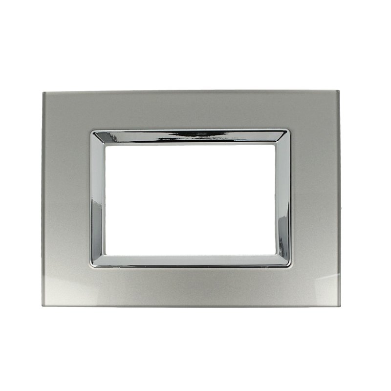 SANDASDON Placca Plexi 3M Titanio Plexiglass Compatibile Con Bticino Living