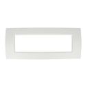 SANDASDON Placca Quadra 7M Bianco Compatibile Con Con Bticino Living