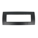 SANDASDON Placca Quadra 7M Nero Compatibile Con Con Bticino Living