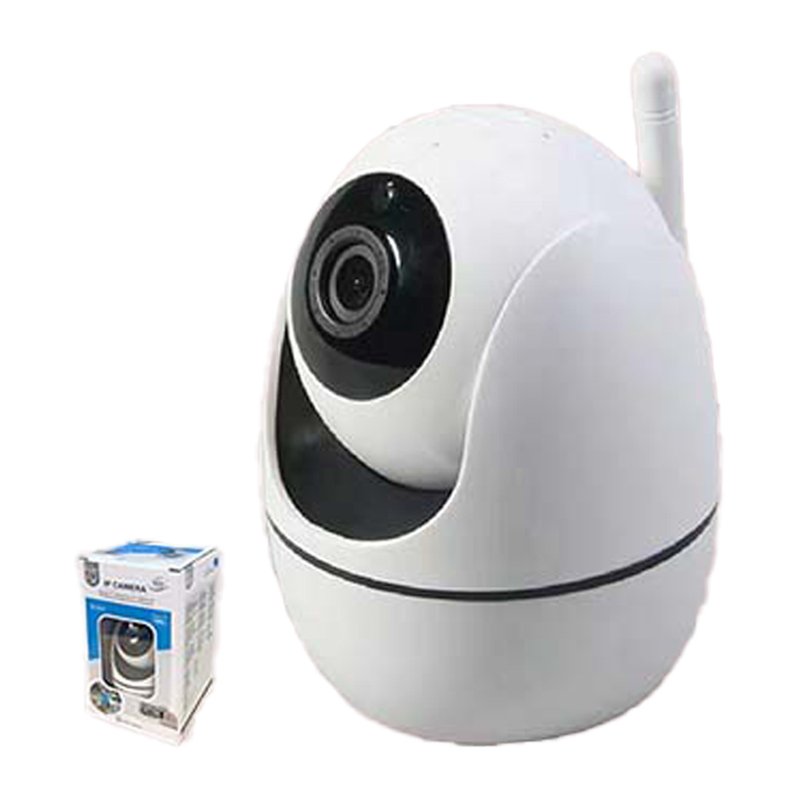 Telecamera di Sicurezza Wi-Fi 2MP Supporta 2.4 e 5Ghz Videocamera di Sorveglianza Regolabile 355 Sensore di Movimento Integrato Modello 7447