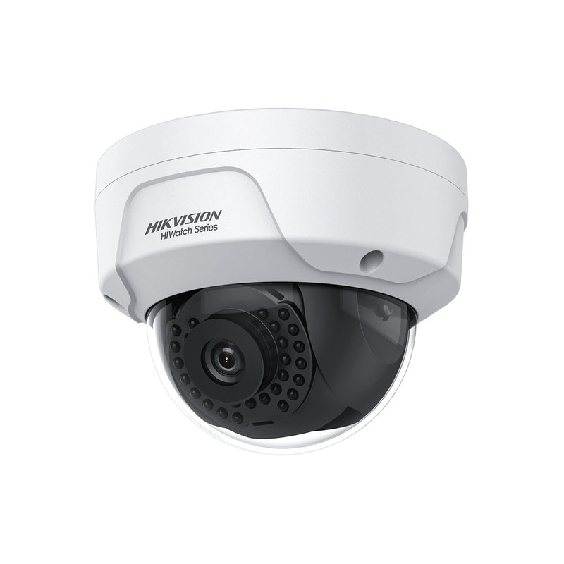 Telecamera IP Dome 1440P 4MP Ottica Fissa 2.8mm H.265+ PoE OSD IP67 IK10 Carcassa Metallo HiWatch HWI-D140H-M