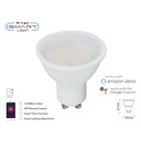 V-TAC Smart Lampada Faretto Led GU10 4,5W WiFi RGB CCT Dimmerabile APP Compatible Amazon Alexa Google Home SKU-2757