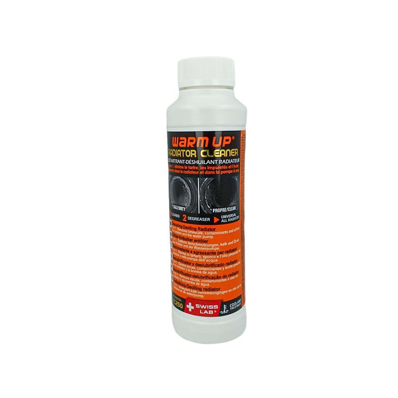 WARM UP RC250 Radiator Cleaner Disincrostante Decalcificatore e Sgrassante Pulitore Radiatore 250ml