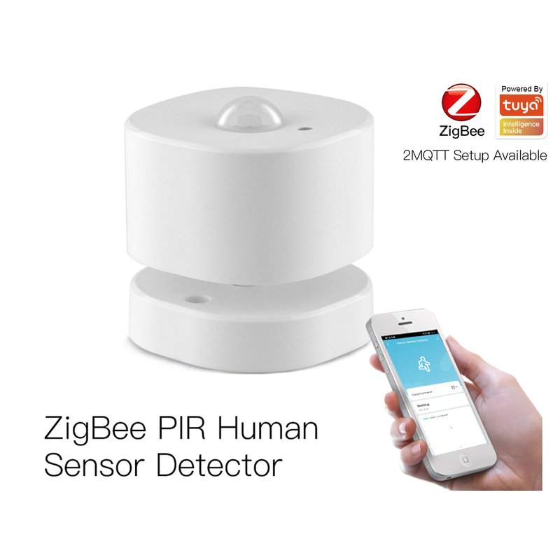 ZigBee Sensore Di Movimento PIR Motion Sensor Rilevatore Infrarossi App Tuya Con Base Snodabile Angolo Largo