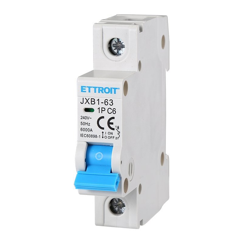 ETTROIT Interruttore Magnetotermico Automatico 1P 6A 6000A 220V Salvavita Stotz Occupa 1 Modulo DIN