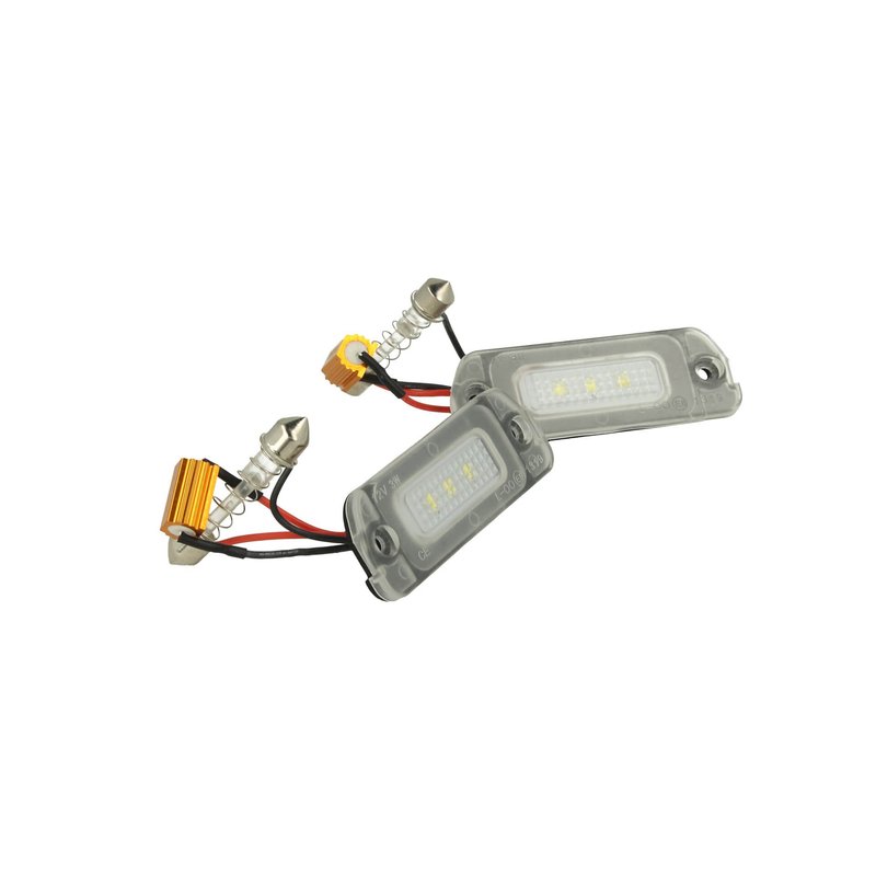 Kit Luci Targa Led Mercedes Benz Classe R W251 ML W164 GL X164 12V 3W Resistenza Inclusa