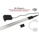 Kit Barra Led Con Sensore Door Apertura Anta 50cm Luce Calda Alimentatore Compreso Per Cucina Sottopensile Mobile ect.