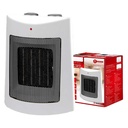 Termoventilatore in Ceramica con Potenza Regolabile 900W 1800W con Autoprotezione Surriscaldamento Rettangolare Bianco