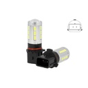 Lampada Led PSX26W H28W Bianco Per Fendinebbia Auto 12V 5W Con Lente Ingrandimento 21 Smd 5730