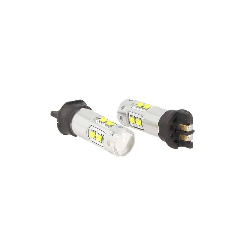 Lampada Led PW24W PWY24W 50W 12V Luci Diurne DRLs No Polarità