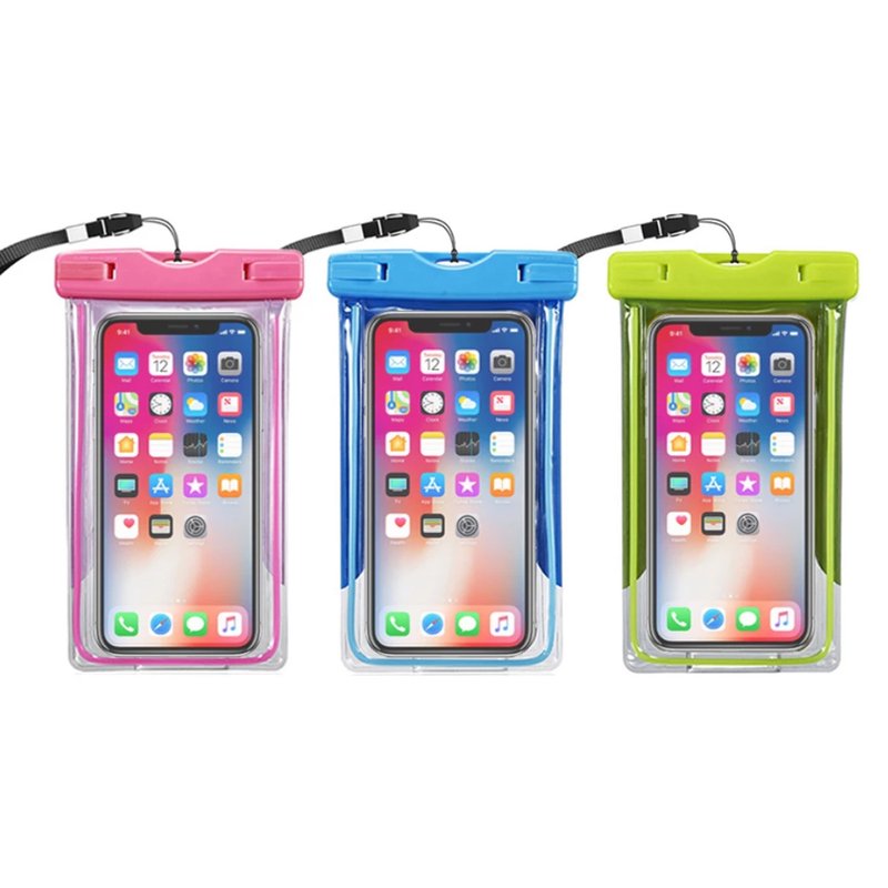 Custodia Impermeabile Smartphone Cover Cellulare Subacquea Universale Fino a 7'' Colore Assortito Premium