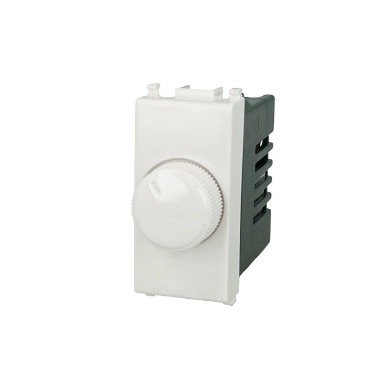 SANDASDON Regolatore Dimmer A Manopola 220V Bianco Compatibile Con Vimar Plana