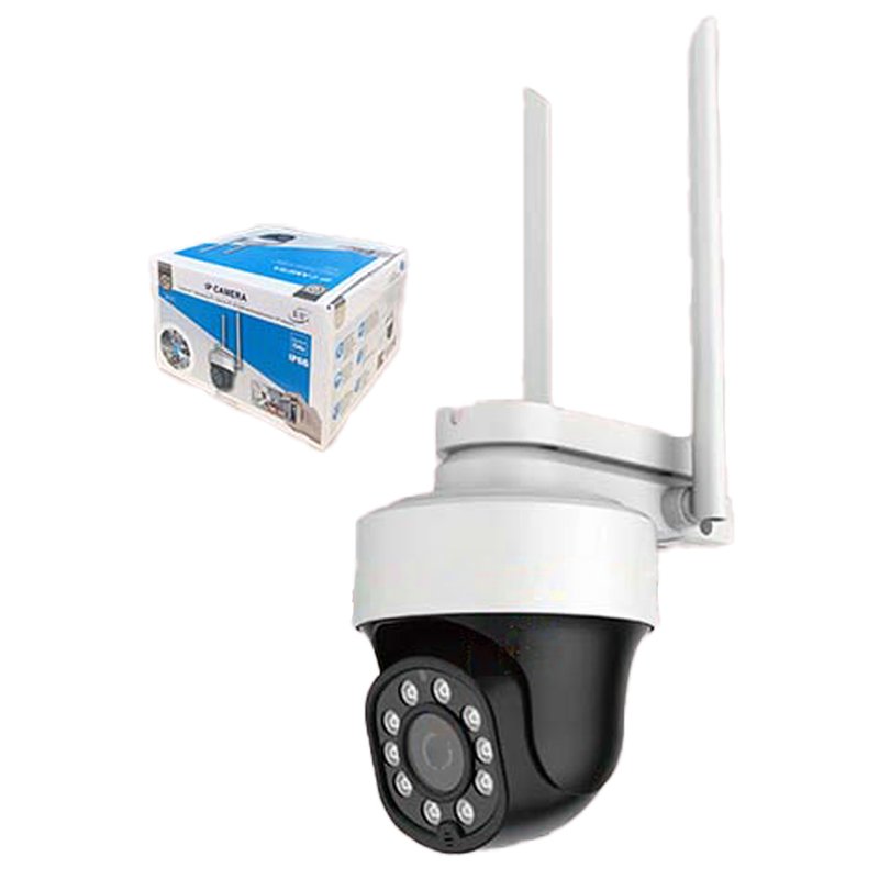 Telecamera WiFi da Interno Esterno Video Sorveglianza Dome di Sicurezza 3MP Full HD 2560x1440 IP66 Impermeabile 320 gradi