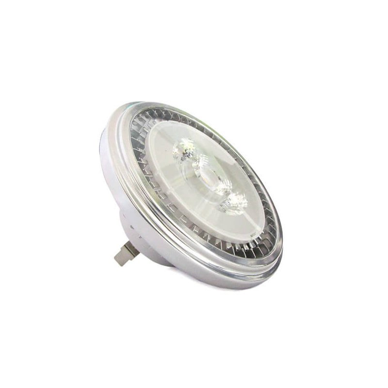 Lampada Faretto Led AR111 G53 AC/DC 12V 15W Bianco Neutro Angolo 35 Gradi