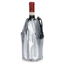 Refrigeratore per Vino Raffreddatore per Bottiglie di Vino Manicotto per Congelatore Vodka Tequila 11x22cm Grigio