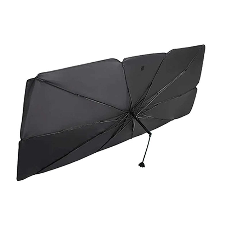 Ombrello Parasole Auto per Parabrezza Universale Per Auto Misura Regolabile Da 125X65cm a 140X79cm