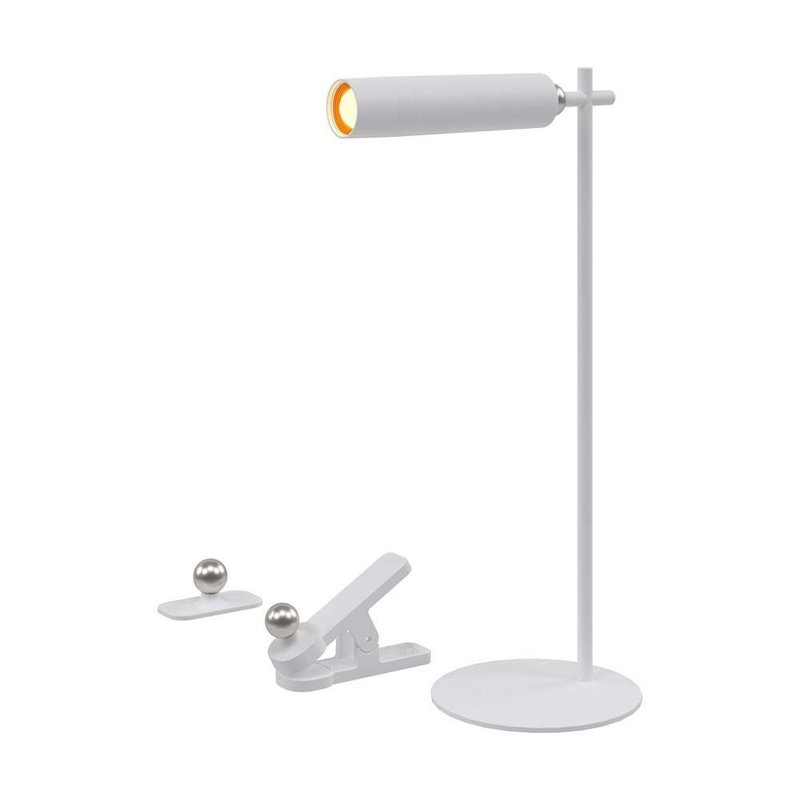 Lampada LED da Tavolo Magnetica 3W Ricaricabile con USB C Touch Dimmerabile 4000K Colore Bianco SKU-23041