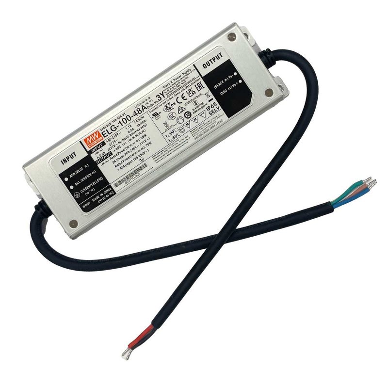 MeanWell ELG-100-48A-3Y Alimentatore IP67 96W 48V 2A Input 220V e 110V