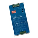 MeanWell NDR-240-48 Trasformatore Rotaia Industriale 48V 240W 5A Barra Guida DIN Rail Power Supply Input 220V 110V