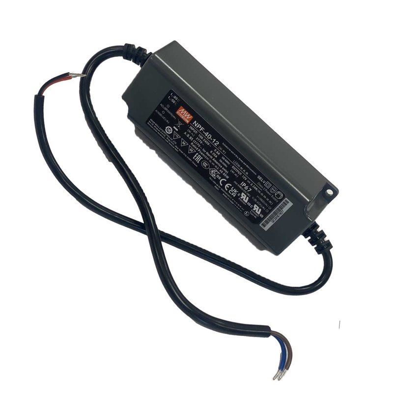 MeanWell NPF-40-12 Alimentatore Trasformatore IP67 40W 12V 3,34A Input 220V e 110V