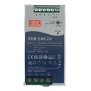 MeanWell TDR-240-24 Alimentatore DIN RAIL 240W 24V 10A Input 380V Trifase Per Uso Industriale