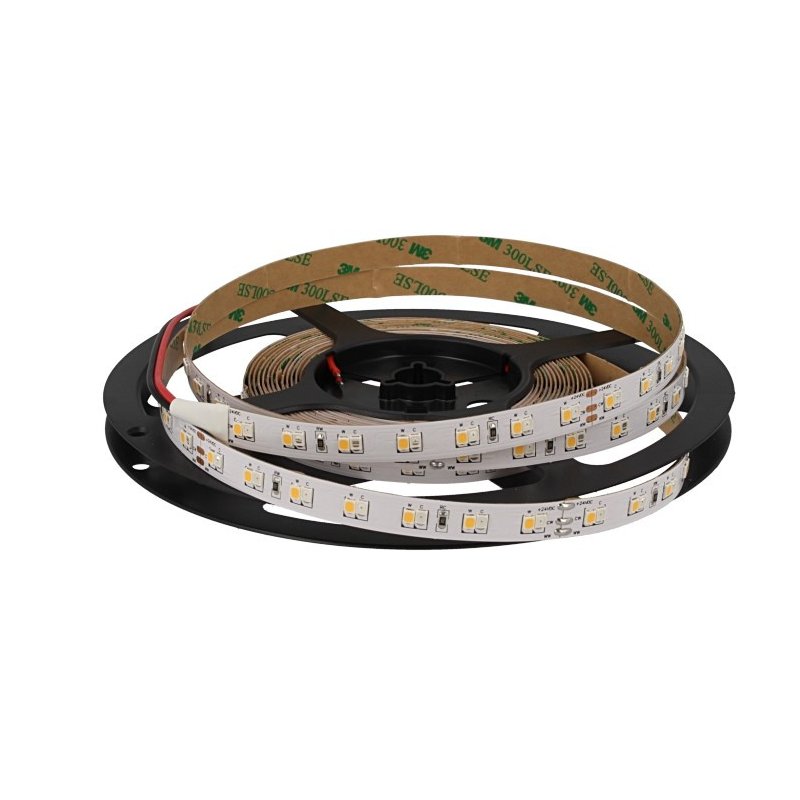 24V Bobina Striscia Led Rossa Per Macelleria Banco Carni Rosse Bianche 20W/M 700 Smd 2835 5 Metri