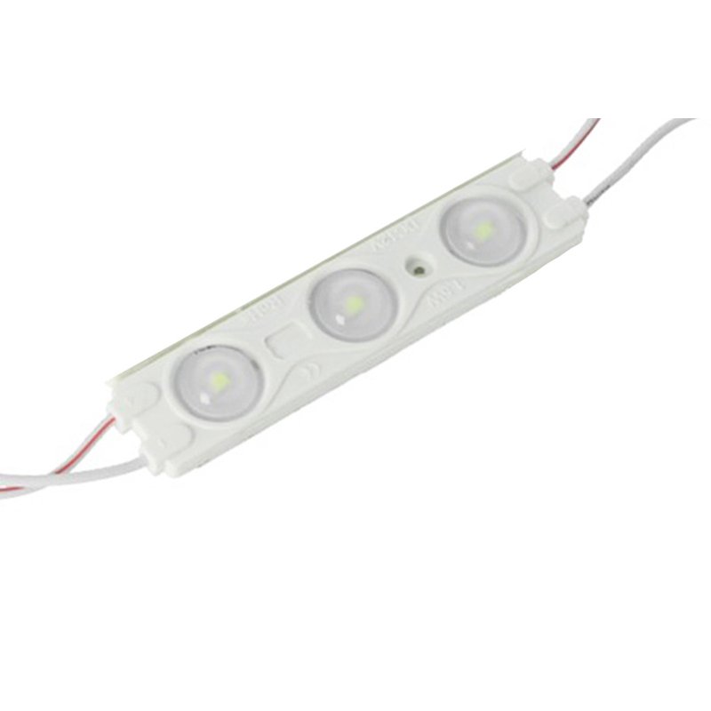 Modulo Mattone LED 3 SMD 2835 Bianco Freddo 12V IP67 Con Lente Ingrandimento 160 Gradi SKU-5125