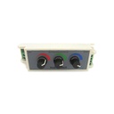 Centralina RGB Led Dimmer PWM Controller Modulo Manuale Con Manopole 12V 24V 3X3A Per Strip Led RGB