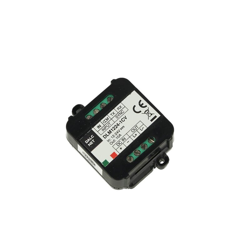 Dalcnet DLM1224-1CV Led Dimmer Master Slave Amplificatore PWM 12V 24V 10A Pulsante N.O. 0/1-10V Potenziometro