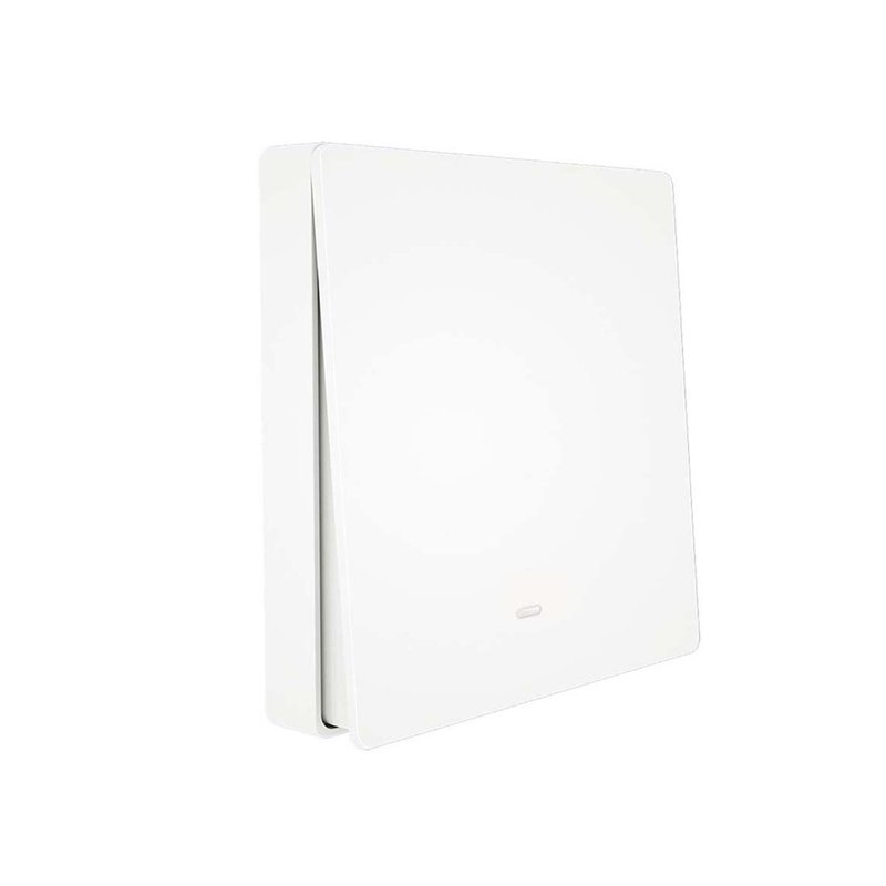 Interruttore Da Parete Wireless WiFi + RF 433 Con 1 Tasto Attacco Semplice Dove Si Vuole Senza Filo