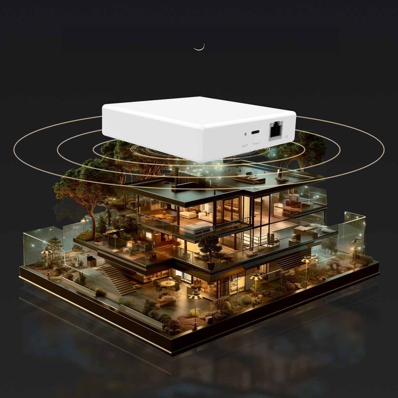 Matter Gateway ZigBee Hub Thread Compatibile Con Alexa Google Apple Homekit Smartthings Tuya