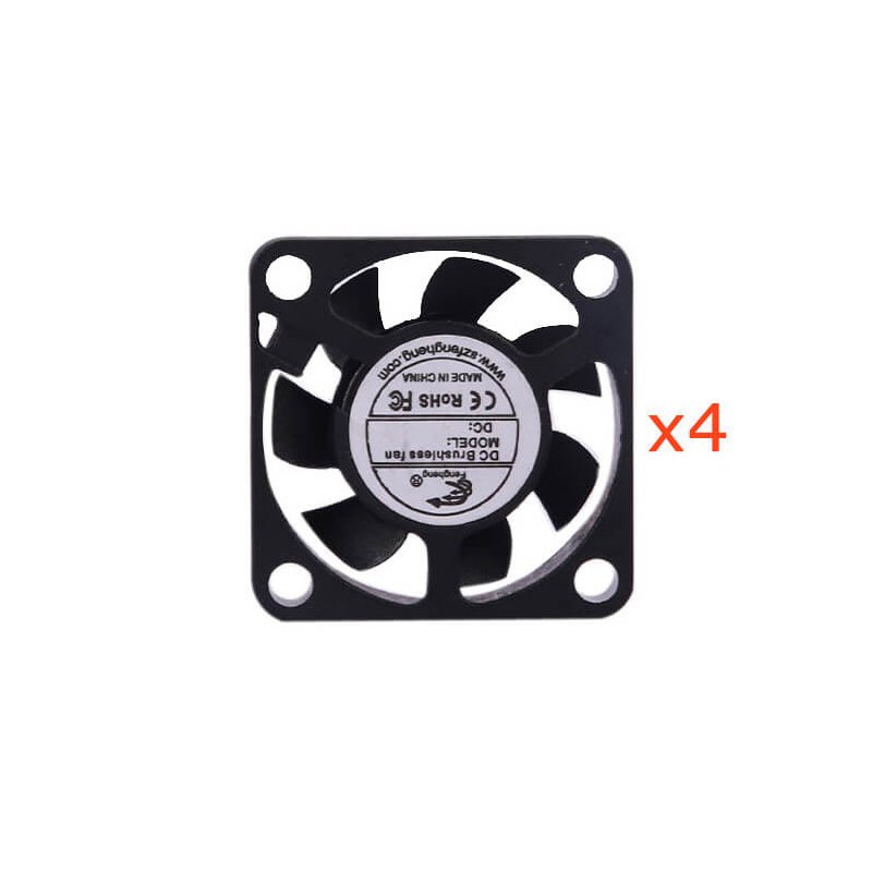 Stock 4 pz Ventola Dissipatore Raffredamento 30 x 30 mm 12V 0,1A 6000 RPM Cooling Fan Ventolina FH3007