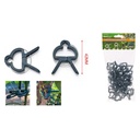 30 Pezzi Clips per Piante Sostegno per Piante Rampicanti Pinze a Morsetti Per Giardino 42mm