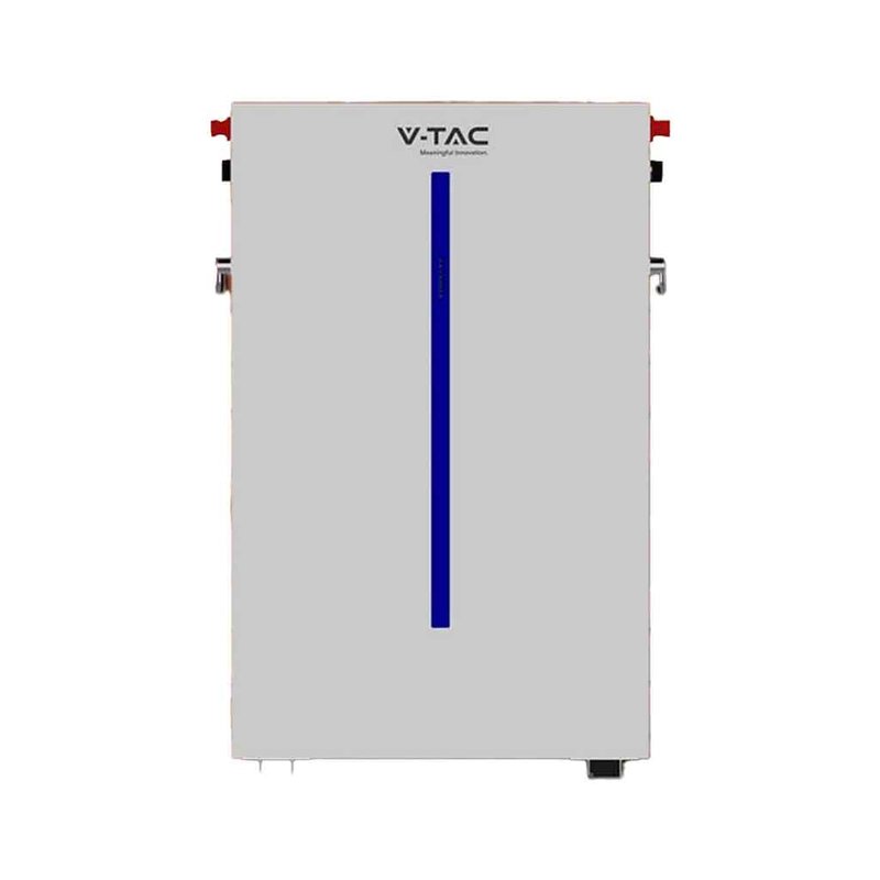 Batteria di Accumulo Per Fotovoltaico, Litio-Ferro-Fosfato LiFePO4, BMS Integrato CEI 0-21, Garanzia 10 Anni (6.14KWh 51.2V 120Ah)