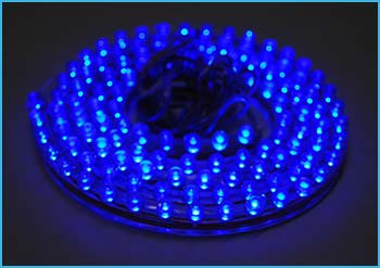 Striscia Led 120cm 120 LED F5 Impermeabile Blue Blu 12V