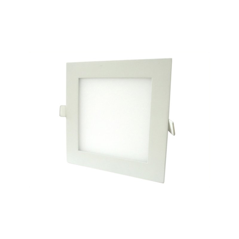 Pannello Faretto Led Da Incasso 12W Bianco Caldo 220V Quadrato Interno Esterno