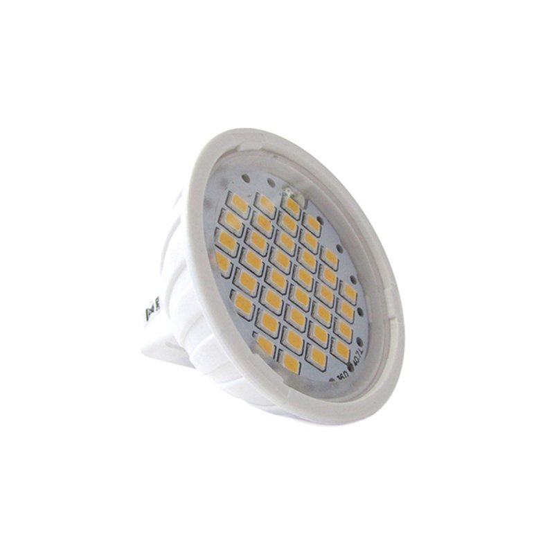 Faretto Lampadina LED GU5,3 MR16 3,5W=30W DC/AC 12V Bianco Freddo 36 SMD 2835