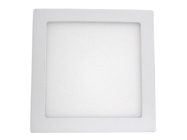 Plafoniera Faretto Led Da Soffitto Muro Parete Quadrata 18W Bianco Caldo 225x225mm