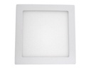 Plafoniera Faretto Led Da Soffitto Muro Parete Quadrata 18W Bianco Caldo 225x225mm