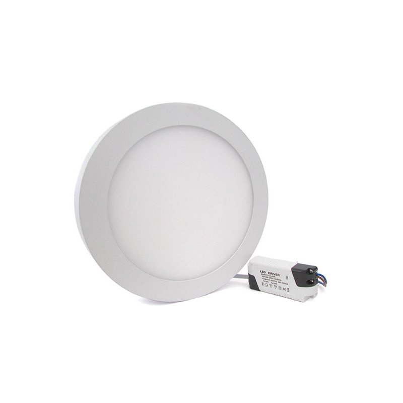 Plafoniera Faretto Led Da Soffitto Muro Parete Rotonda 24W Bianco Caldo Diametro 300mm