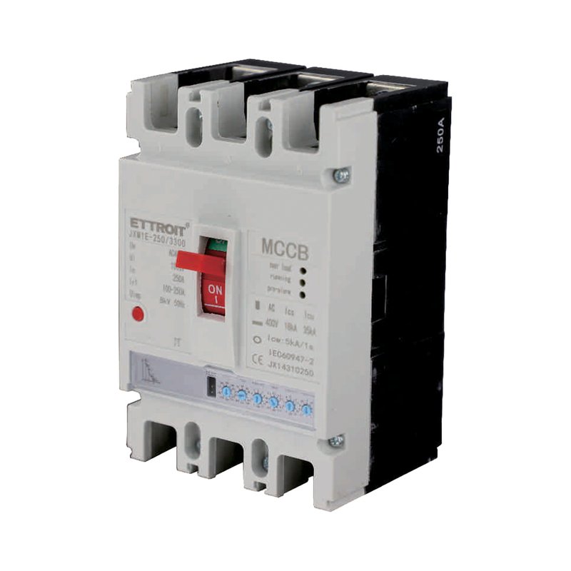 ETTROIT MCCB Interruttori Scatolati Magnetotermici Regolabile 3P  35kA Regolabile 100A-250A AC 400V IP20 IEC60947-2