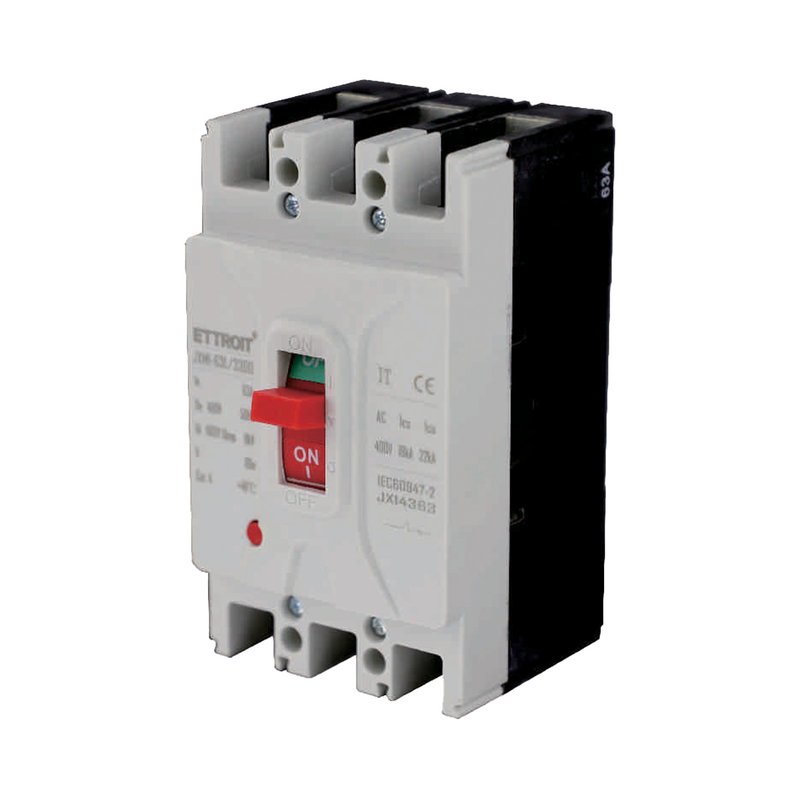 ETTROIT MCCB Interruttori Scatolati Magnetotermici  3P  22kA   63A AC 400V IP20 IEC60947-2