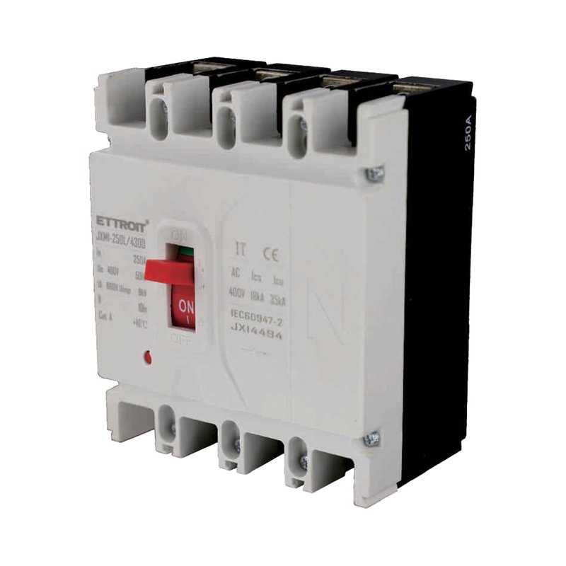 ETTROIT MCCB Interruttori Scatolati Magnetotermici  4P  22kA   250A AC 400V IP20 IEC60947-2