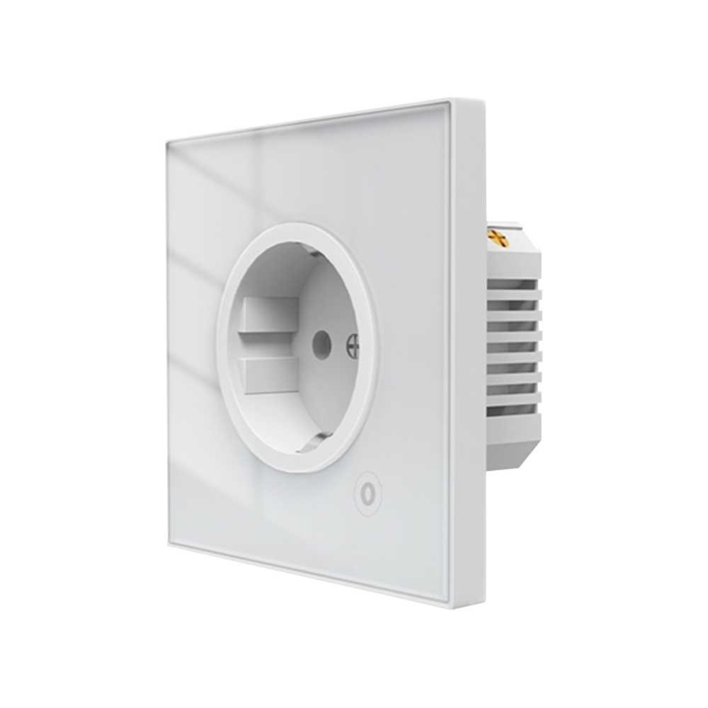 MeanWell Presa Schuko Da Muro Protocollo ZigBee 3.0 TUYA, Smart Life 16A AC 90-250V 50/60HZ