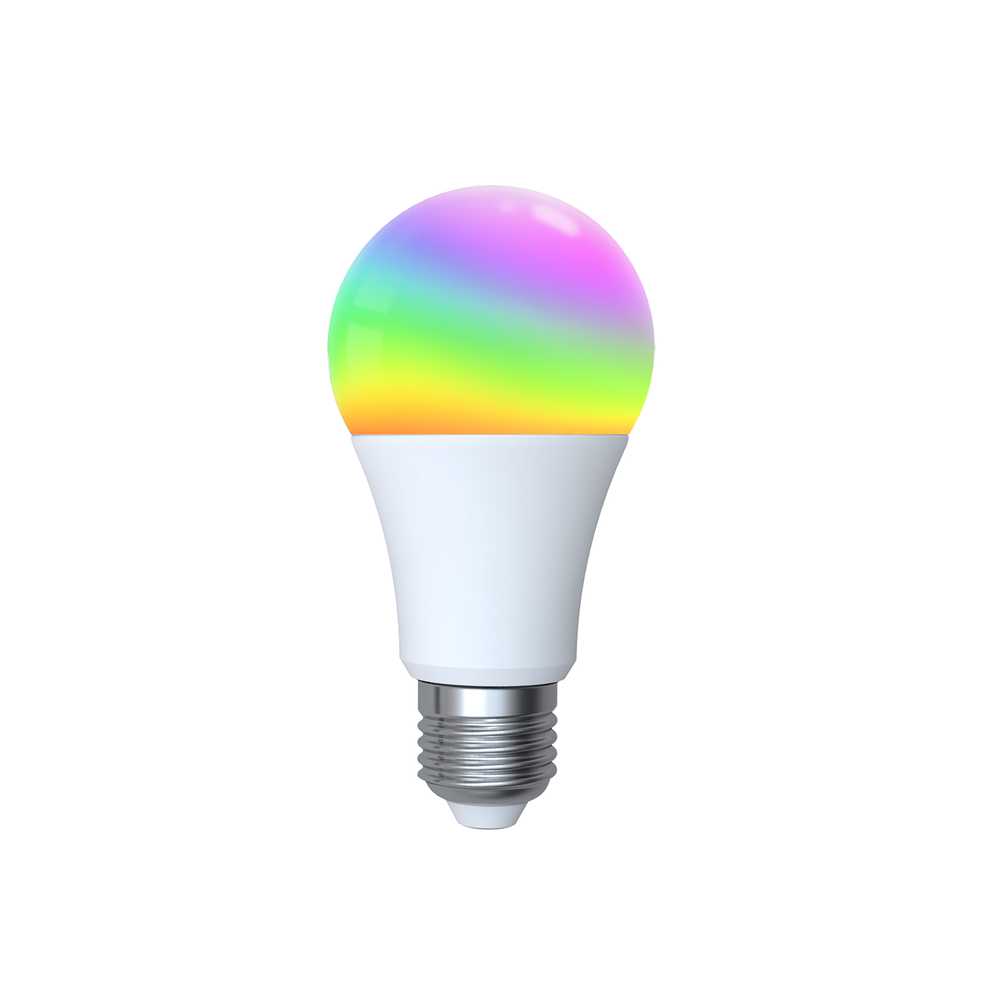 Lampada Led ZigBee E27 RGB+CW Protocollo ZigBee 3.0 TUYA, Smart Life AC 90-250V 50/60HZ 9W 60X117mm IP20 CE SHZ62709