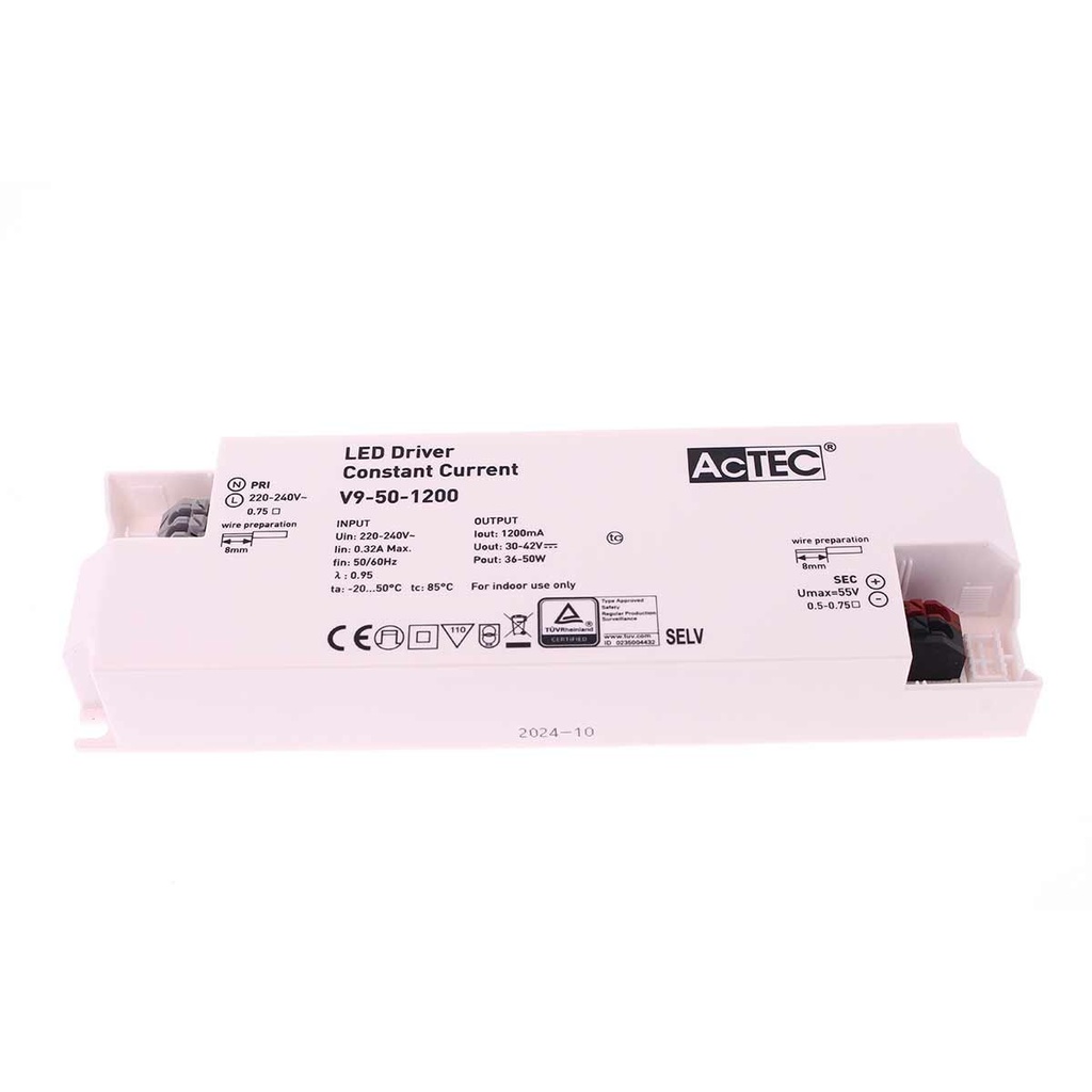 Led Driver CC Corrente Costante 1200mA 30V-42VDC Per Alimentare Led Max 50W